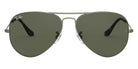 Ray-Ban® Aviator RB3025 58 RB3025 919131 58 - Sand Transparent Green with G-15 Green lenses Sunglasses