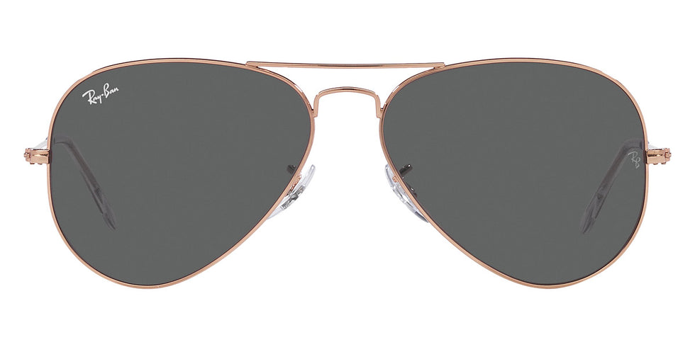 Ray-Ban® Aviator RB3025 55 RB3025 9202B1 55 - Rose Gold with Dark Gray lenses Sunglasses