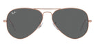 Ray-Ban® Aviator RB3025 58 RB3025 9202B1 58 - Rose Gold with Dark Gray lenses Sunglasses