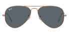 Ray-Ban® Aviator RB3025 55 RB3025 9202R5 55 - Rose Gold with Blue lenses Sunglasses