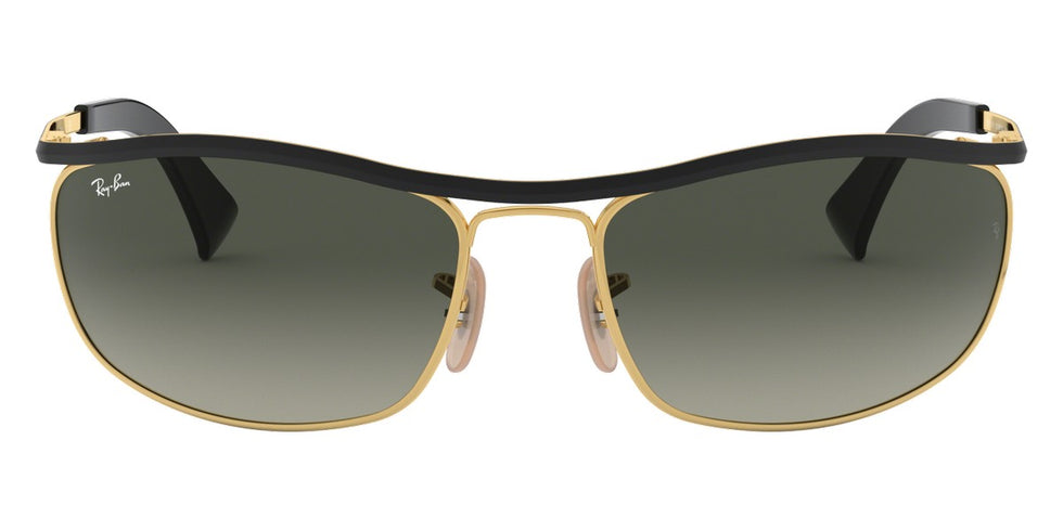 Ray-Ban® Olympian RB3119 RB3119 916271 62 - Top Black Demi Shiny/Gold with Gray Gradient lenses Sunglasses