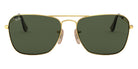 Ray-Ban® Caravan RB3136 RB3136 181 55 - Arista with G-15 Green lenses Sunglasses