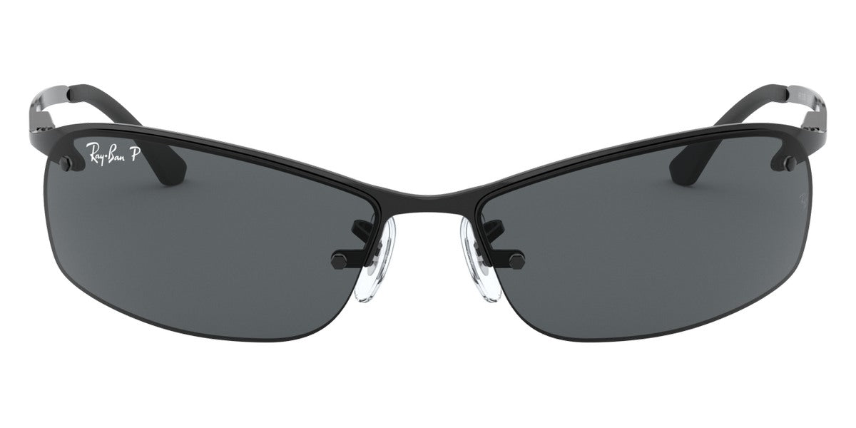 Ray-Ban® RB3183 RB3183 RB3183 002/81 63 - Black with Gray Polarized lenses Sunglasses