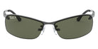 Ray-Ban® RB3183 RB3183 RB3183 004/9A 63 - Gunmetal with Green Polarized lenses Sunglasses