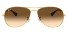 Ray-Ban® Cockpit RB3362 RB3362 001/51 59 - Arista with Clear Gradient Brown lenses Sunglasses