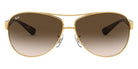 Ray-Ban® RB3386 RB3386 RB3386 003/8G 63 - Silver with Light Gray Gradient Dark Gray lenses Sunglasses