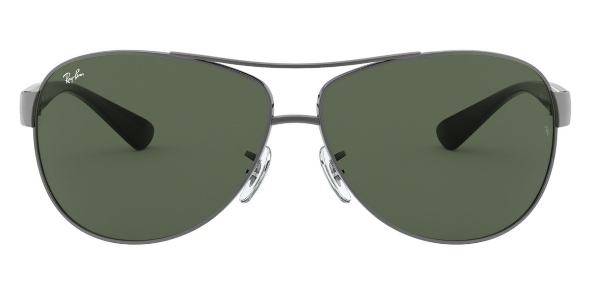 Ray-Ban® RB3386 RB3386 RB3386 004/71 63 - Gunmetal with Dark Green lenses Sunglasses