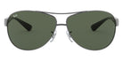 Ray-Ban® RB3386 RB3386 RB3386 004/71 63 - Gunmetal with Dark Green lenses Sunglasses
