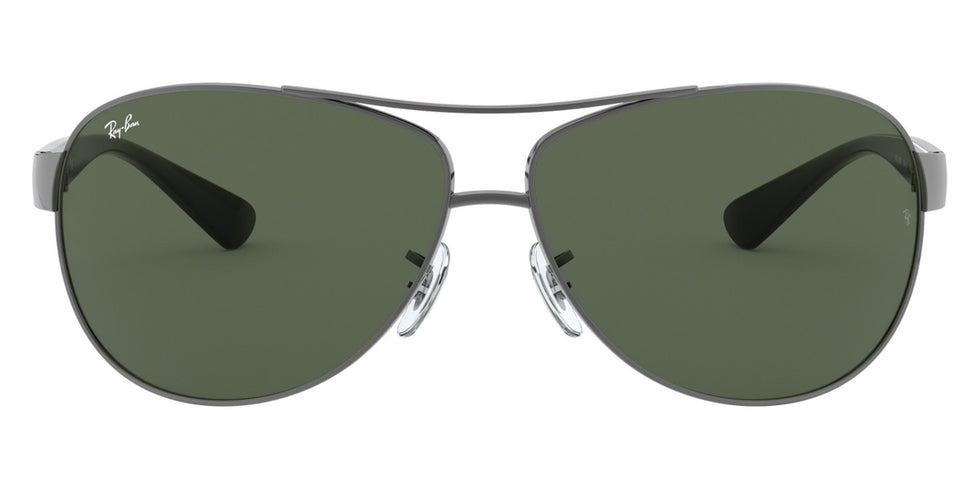 Ray-Ban® RB3386 RB3386 RB3386 004/71 63 - Gunmetal with Dark Green lenses Sunglasses
