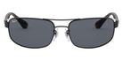 Ray-Ban® RB3445 RB3445 004 64 - Gunmetal with Green lenses Sunglasses