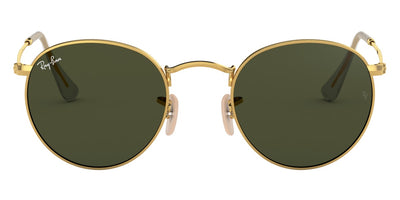 Ray-Ban® ROUND METAL 0RB3447 RB3447 001 53 - Arista with G-15 Green lenses Sunglasses