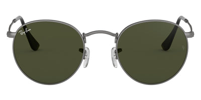 Ray-Ban® ROUND METAL 0RB3447 RB3447 029 53 - Matte Gunmetal with G-15 Green lenses Sunglasses
