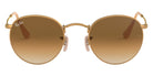 Ray-Ban® Round Metal RB3447 RB3447 9230R5 50 - Antique Copper with Blue lenses Sunglasses