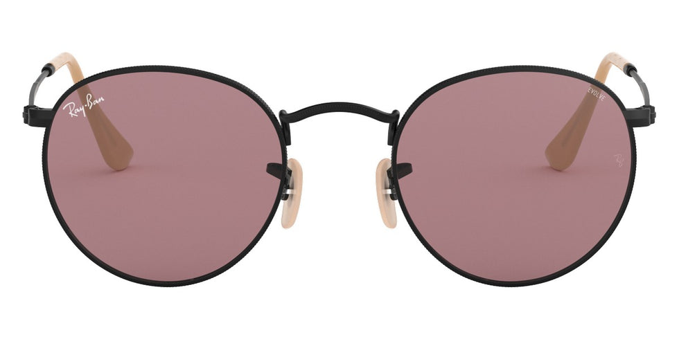 Ray-Ban® Round Metal RB3447 RB3447 9001A5 50 - Light Bronze with Pink Gradient Brown lenses Sunglasses