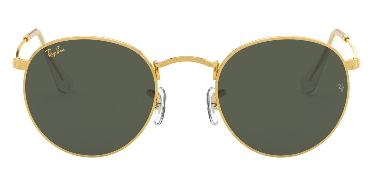 Ray-Ban® Round Metal RB3447 RB3447 9229B1 53 - Antique Gunmetal with Dark Gray lenses Sunglasses