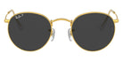 Ray-Ban® Round Metal RB3447 RB3447 9202B1 47 - Rose Gold with Dark Gray lenses Sunglasses