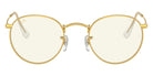 Ray-Ban® Round Metal RB3447 RB3447 9202B1 50 - Rose Gold with Dark Gray lenses Sunglasses