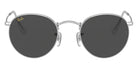 Ray-Ban® Round Metal RB3447 RB3447 900396 47 - Dark Bronze with Light Blue Gradient Brown lenses Sunglasses