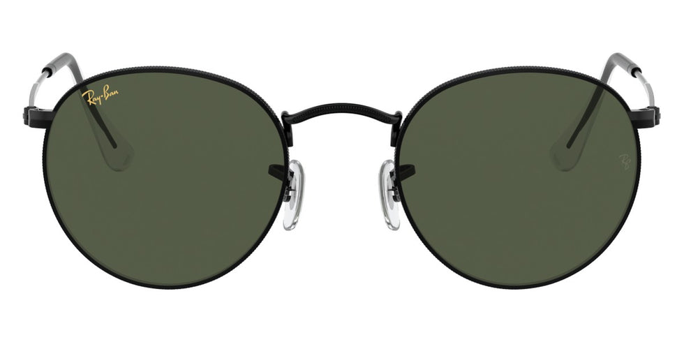 Ray-Ban® Round Metal RB3447 RB3447 900396 50 - Dark Bronze with Light Blue Gradient Brown lenses Sunglasses