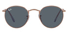 Ray-Ban® Round Metal RB3447 RB3447 920231 47 - Rose Gold with Green lenses Sunglasses