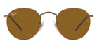 Ray-Ban® Round Metal RB3447 RB3447 9202B1 53 - Rose Gold with Dark Gray lenses Sunglasses