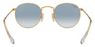 Ray-Ban® Round Metal RB3447N RB3447N 002/71 53 - Black with Light Gray Gradient Dark Gray lenses Sunglasses