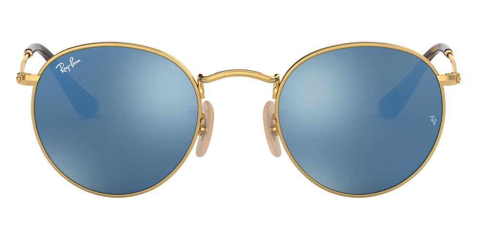 Ray-Ban® Round Metal RB3447N RB3447N 004/51 50 - Gunmetal with Clear Gradient Brown lenses Sunglasses