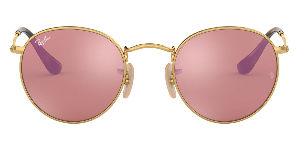 Ray-Ban® Round Metal RB3447N RB3447N 004/51 53 - Gunmetal with Clear Gradient Brown lenses Sunglasses