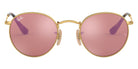 Ray-Ban® Round Metal RB3447N RB3447N 004/51 53 - Gunmetal with Clear Gradient Brown lenses Sunglasses