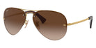 Ray-Ban® RB3449 RB3449 91290S 59 - Silver with Clear/Blue/Gray Gradient lenses Sunglasses