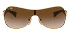 Ray-Ban® RB3471 RB3471 001/13 32 - Arista with Brown Gradient Dark Brown lenses Sunglasses