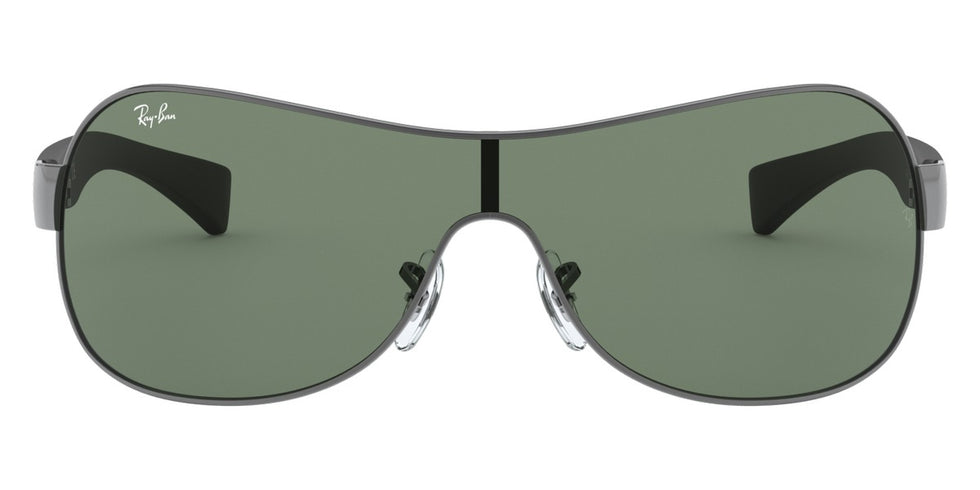 Ray-Ban® RB3471 RB3471 004/71 32 - Gunmetal with Dark Green lenses Sunglasses