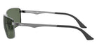 Ray-Ban® N/A RB3498 RB3498 002/71 61 - Black with Dark Green lenses Sunglasses