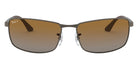 Ray-Ban® N/A RB3498 RB3498 004/71 64 - Gunmetal with Dark Green lenses Sunglasses
