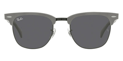Ray-Ban® CLUBMASTER ALUMINUM 0RB3507 RB3507 9247B1 51 - Brushed Grafite on Black with Dark Gray lenses Sunglasses
