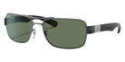 Ray-Ban® RB3522 RB3522 004/71 64 Sunglasses - Gunmetal