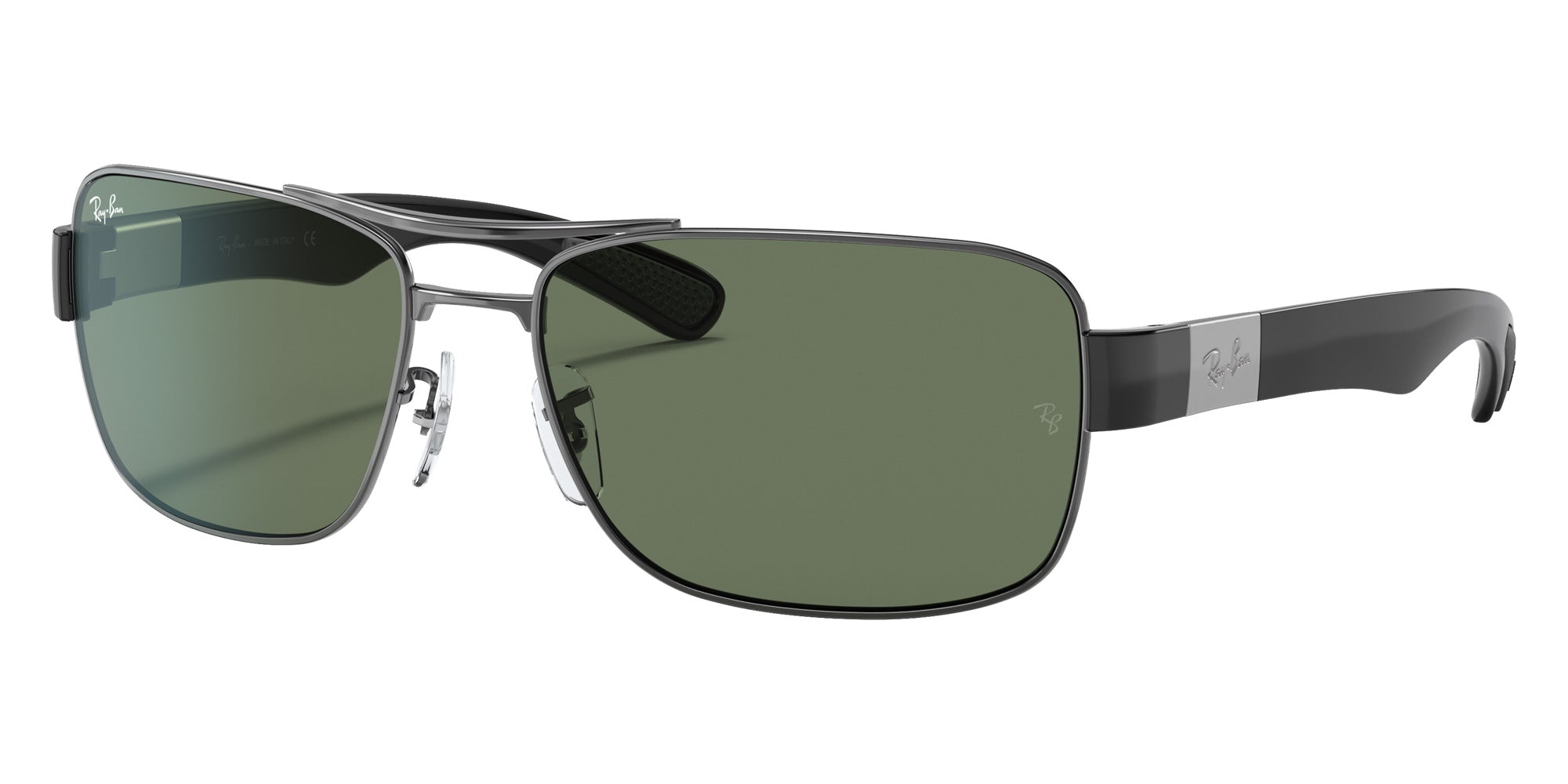 Ray-Ban® RB3522 RB3522 004/71 64 Sunglasses - Gunmetal