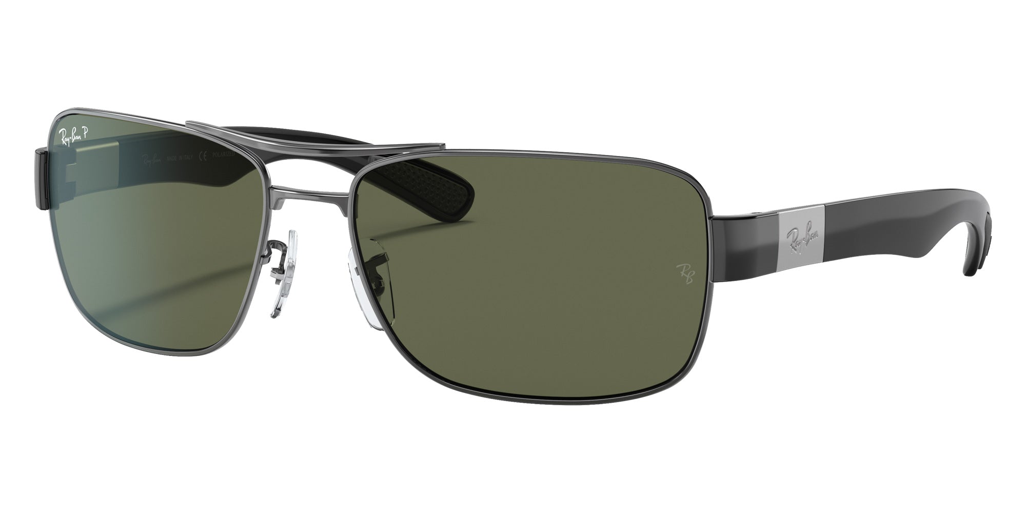 Ray-Ban® RB3522 RB3522 004/9A 64 Sunglasses - Gunmetal