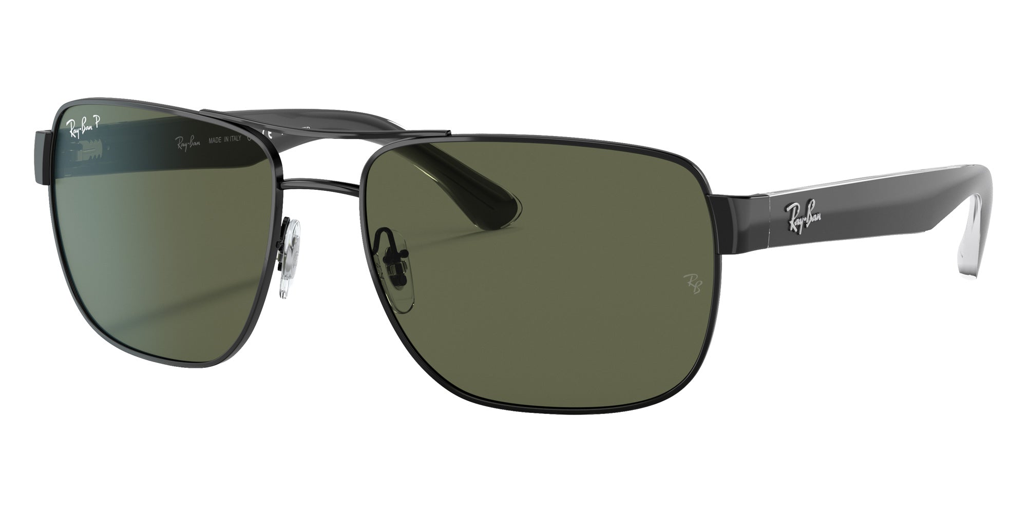 Ray-Ban® RB3530 RB3530 002/9A 58 Sunglasses - Black
