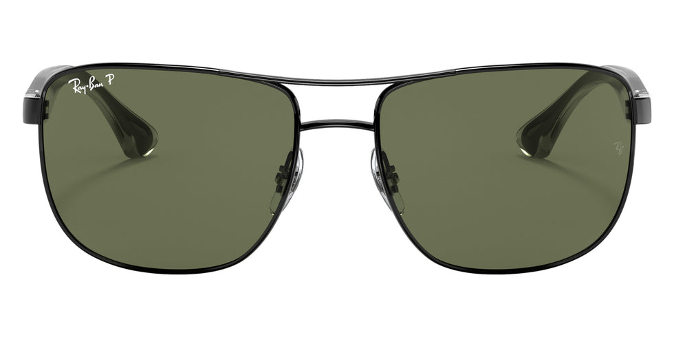 Ray-Ban® RB3533 RB3533 002/9A 57 Sunglasses - Black