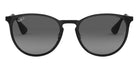 Ray-Ban® Erika Metal RB3539 RB3539 002/T3 54 - Black with Light Gray Gradient Gray Polarized lenses Sunglasses