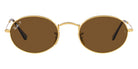 Ray-Ban® Oval RB3547 RB3547 001/3M 51 - Arista with Blue Gradient Gray lenses Sunglasses