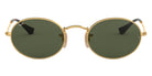 Ray-Ban® Oval RB3547N RB3547N 001 48 - Arista with G-15 Green lenses Sunglasses