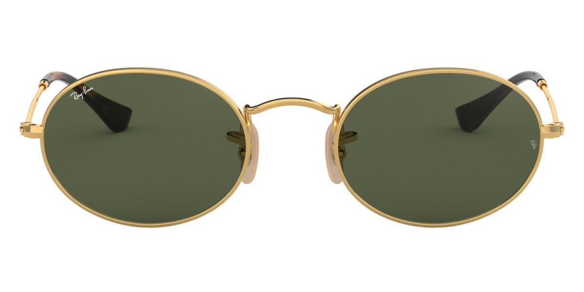 Ray-Ban® OVAL 0RB3547N RB3547N 001 51 - Arista with G-15 Green lenses Sunglasses