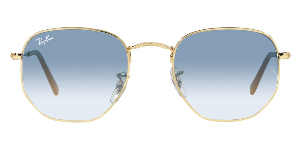 Ray-Ban® Hexagonal RB3548 RB3548 002/71 54 - Black with Gray Gradient lenses Sunglasses