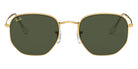 Ray-Ban® Hexagonal RB3548 RB3548 002/71 51 - Black with Gray Gradient lenses Sunglasses