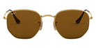 Ray-Ban® Hexagonal RB3548N RB3548N 9069A5 48 - Copper with Pink Gradient Brown lenses Sunglasses