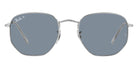 Ray-Ban® Hexagonal RB3548N RB3548N 001/9O 54 - Arista with Light Blue Flash lenses Sunglasses