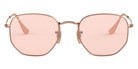 Ray-Ban® Hexagonal RB3548N RB3548N 003/02 54 - Silver with Blue Polarized lenses Sunglasses