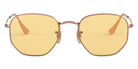 Ray-Ban® Hexagonal RB3548N RB3548N 9069A5 54 - Copper with Pink Gradient Brown lenses Sunglasses